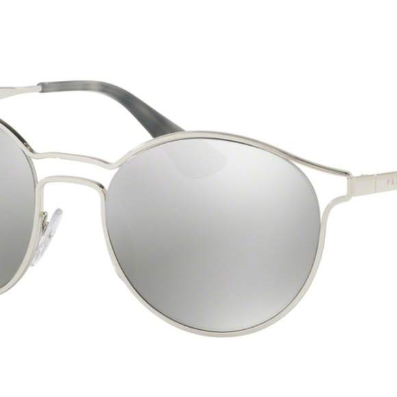 Prada cinema sunglasses. Silver mirror